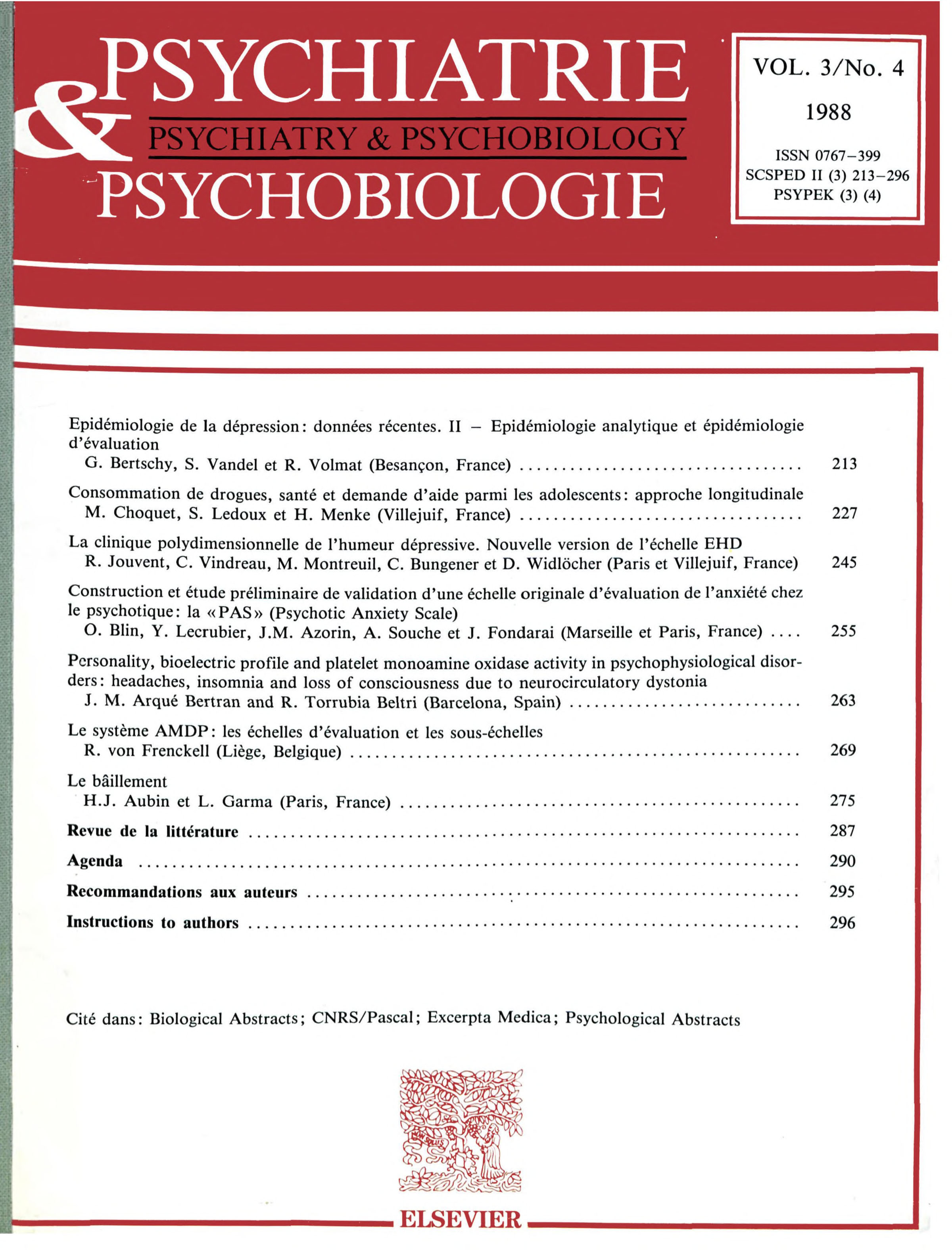 European Psychiatry Spanish edition